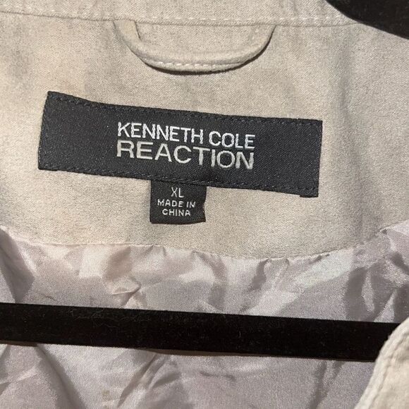 ✨Kenneth Cole Reaction Suede Laser Cut Jacket✨ - Picture 4 of 5